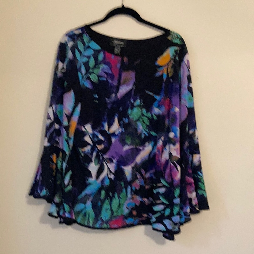 Lovely black and multi colored tunic